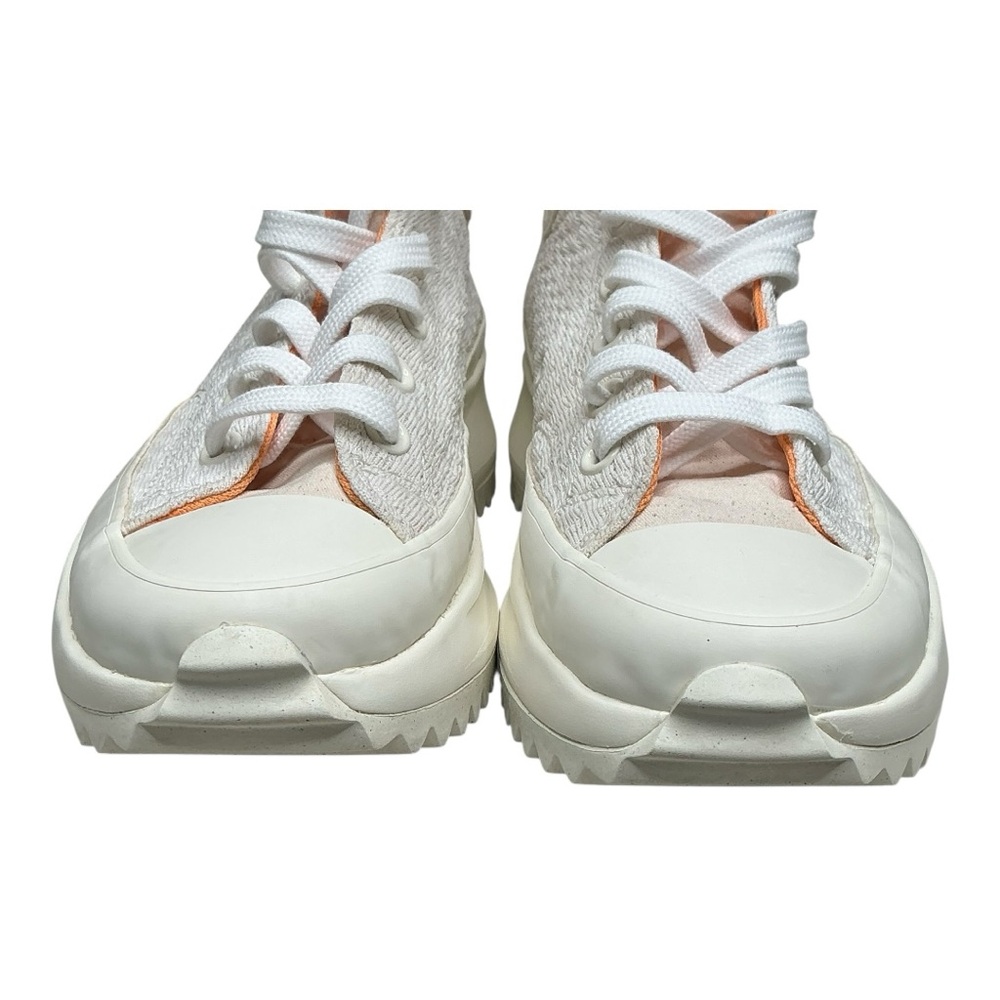 Converse Run Star Hike Hi Platform Sneakers White Woven Texture | Women’s 7.5 - Picture 6 of 15